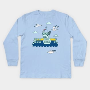 Halifax Ferry Kids Long Sleeve T-Shirt